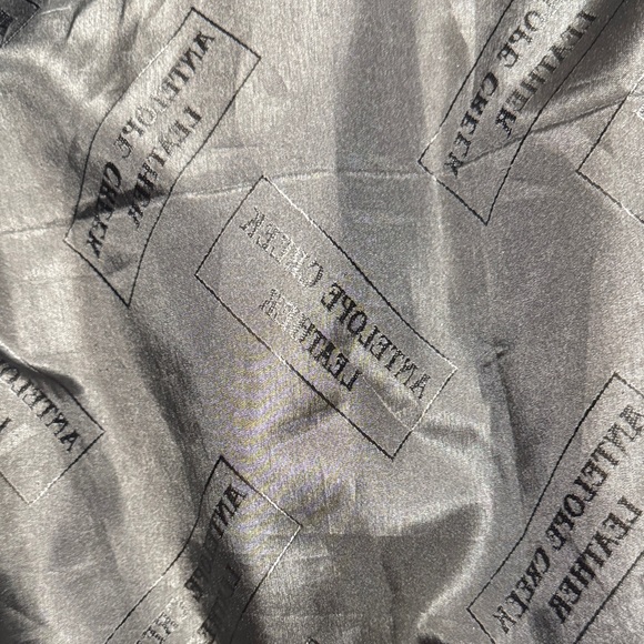 Rose Suede Inlay Black Leather Fringe Braided Moto Biker Jacket High Quality M/L - Picture 13 of 16